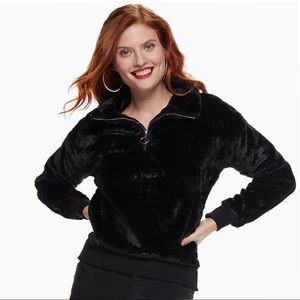 Women Nine West Half-zip Cozy Pullover Sweater